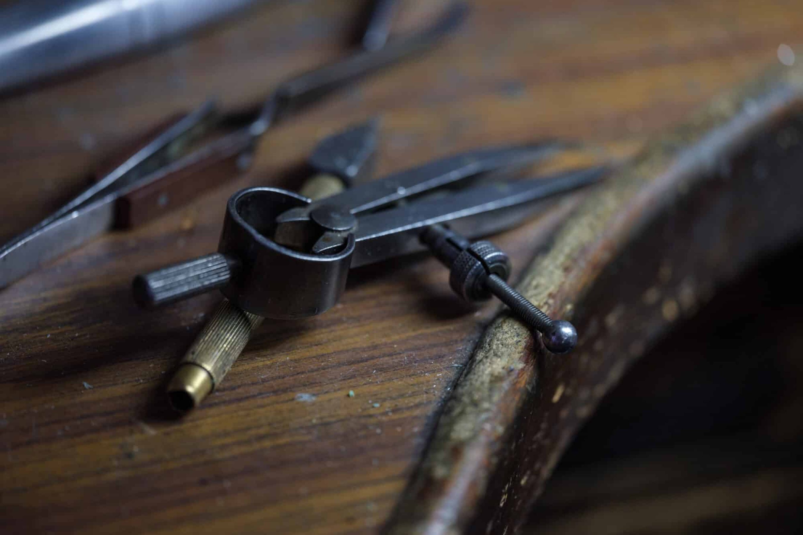 Different tools at table